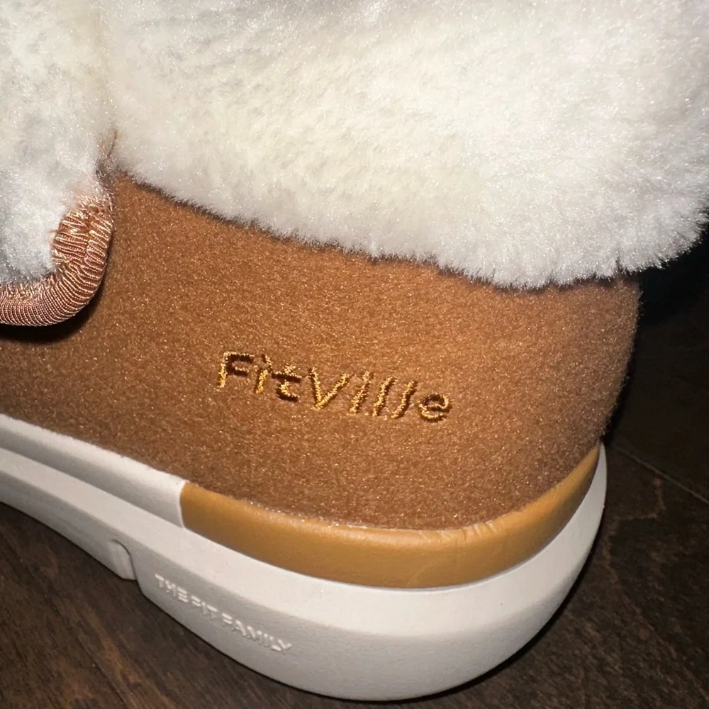 NWT FitVille EasyTop V3 Diabetic Boot Size 8.5 EW Extra Wide Orthopedic Shoe